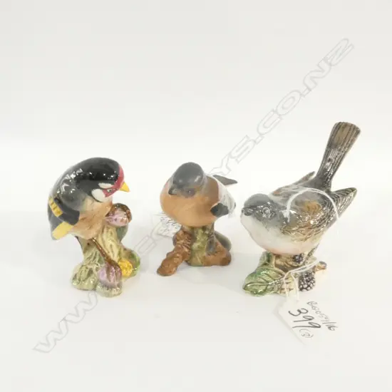 BESWICK-CHAFFINCH 991--GOLDFINCH 2273--WHITETHROAT 2106