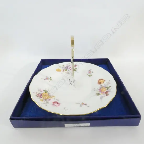 ROYAL CROWN DERBY POSIES 1 TIER CAKE STAND