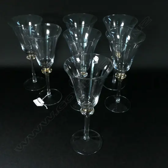 GLASS STEMWARE X 7 CHAMPAGNE OR PARFAIT