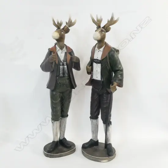 PR OF DECORATIVE REINDEER H 480 MM 