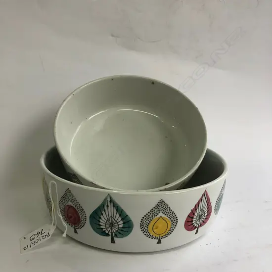 2 ALP SWEDEN CALYPSO OVENWARE DISHES 220MM DIA