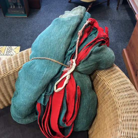 VINTAGE JAPANESE HEMP MOSQUITO NET - LARGE