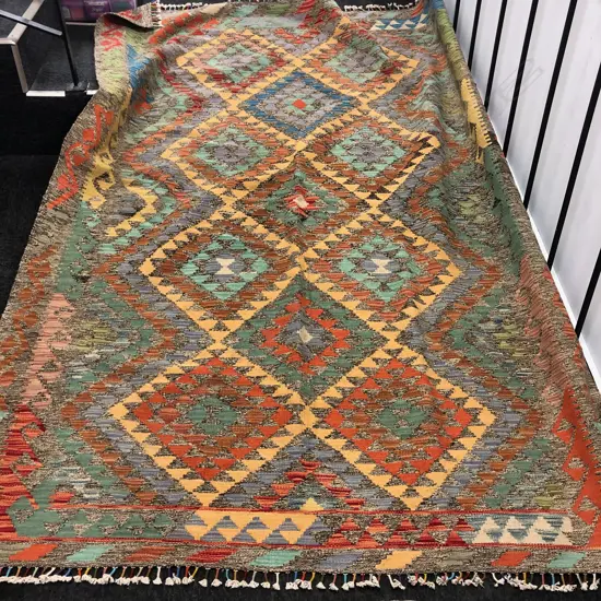 NEW AFGHAN KELIM L2350MM W1700MM