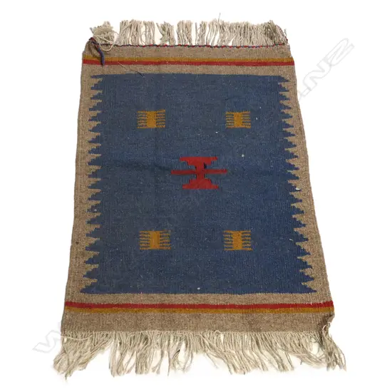 SMALL HAND WOVEN KILIM RUG 86 x 65cm
