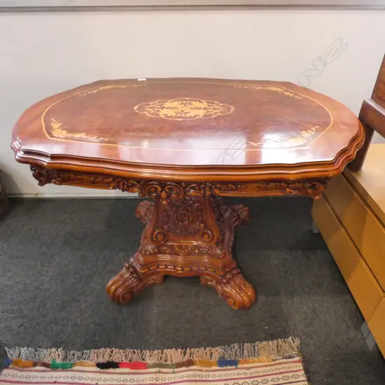 ITALIAN INLAID OCCASIONAL TABLE L 1160 MM
