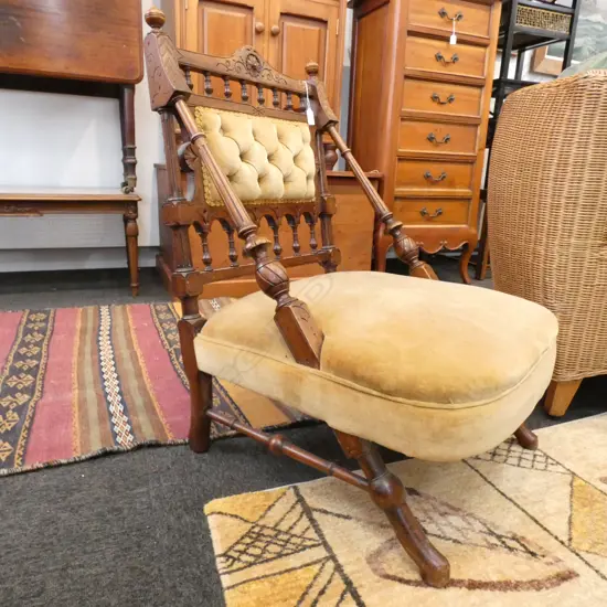 EDWARDIAN NURSING CHAIR