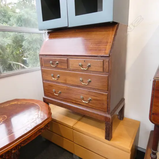MAHOGANY SLOPE WRITING BUREAU
