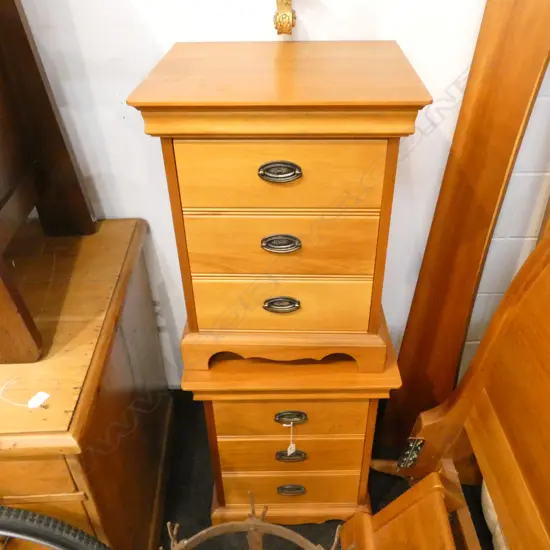 PR RIMU ROSE & HEATHER STYLE BEDSIDE CABINETS