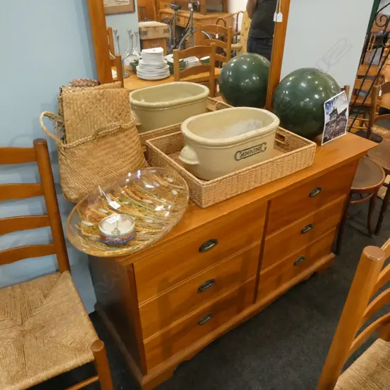 RIMU ROSE & HEATHER STYLE DRESSING TABLE MINOR FAULTS L 1310 MM