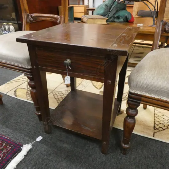 OAK BEDSIDE TABLE H. 590MM