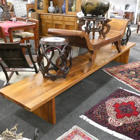 CONTEMPORARY PINE BENCH L. 3050MM