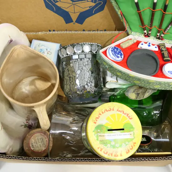 BOX LOT ASST CHINA, BASIN, JUG ETC