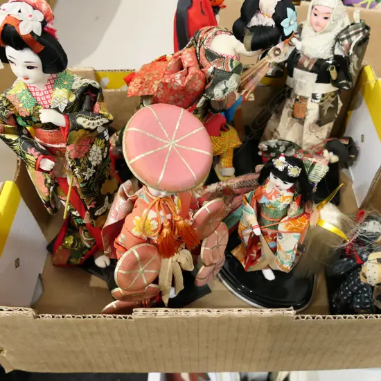 LOT ASST JAPANESE DOLLS