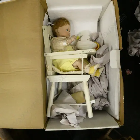 BOXED SITTING PRETTY DOLL H 630 MM