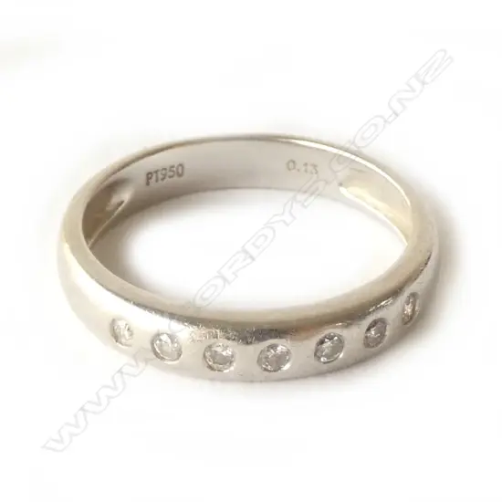 PLATINUM AND DIAMOND BAND