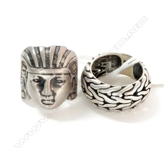 2 925 RINGS; EGYPTIAN & TYRE