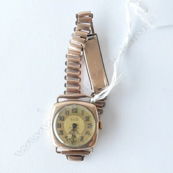 Mens Tudor 1940's Gold Filled, windup, working