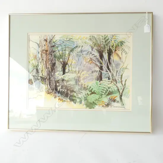 GRAHAM BRADDOCK BUSH W/C 1990 470 X 340MM IMAGE