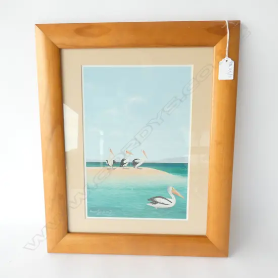 ANNA GARLAND PELICAN PRINT 285 X 195MM IMAGE