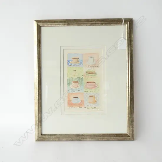 MARK WOLLER 'GREAT CAFES BEST CUPS' W/C 1995 205 X 130MM