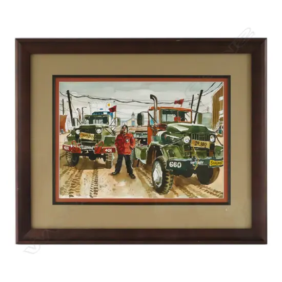 MATT GAULDIE W/C TRUCKS ANTARTICA 2011 400X580mm