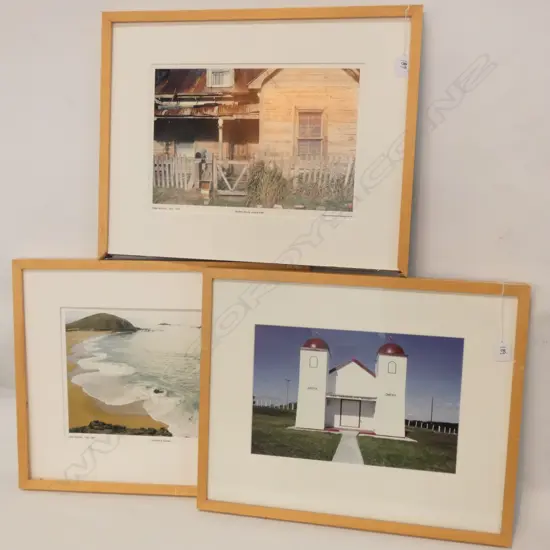 3 x ROBIN MORRISON PRINTS OF PHOTOGRAPHS, 430 X 540MM (INCL FRAMES