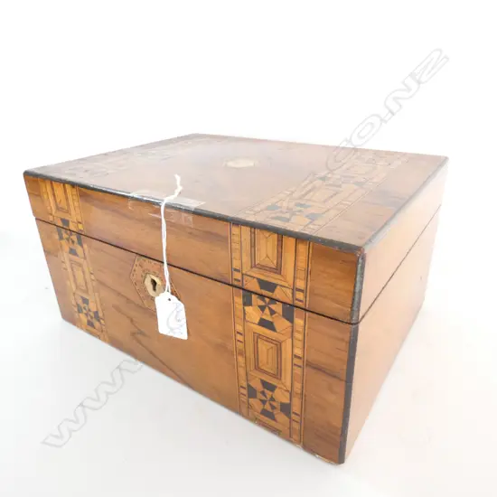 WOODEN INLAY BOX L. 295MM