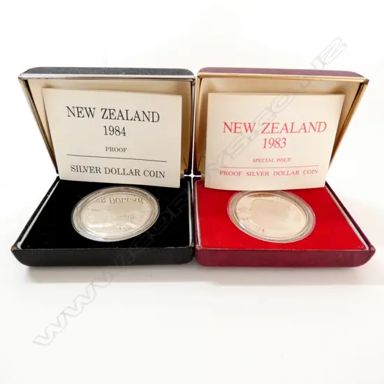 TWO PROOF SILVER COINS -CHARLES/DI & BLACK ROBIN