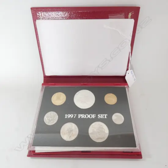 RESERVE BANK NZ 1997 PROOF COIN SET 