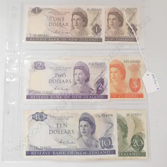6 NZ NOTES 