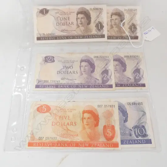 6 NZ NOTES 