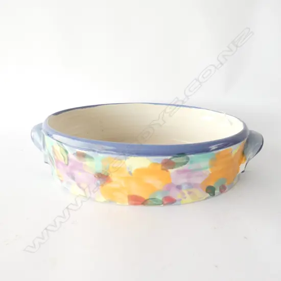 TONY SLY MULTI COLOURED BAKING DISH W, 350 X 220MM
