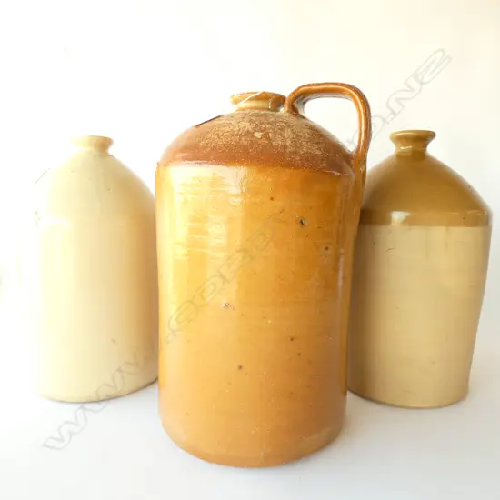 3 LARGE CROCKS H.445MM