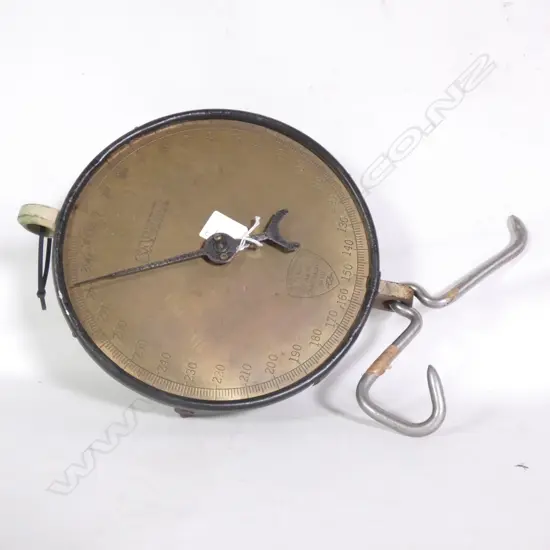 LARGE ROUND SALTER SCALE 240MM DIA