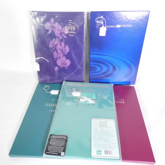 5 'THE COLLECTION OF AUSTRALIAN STAMPS' BOOKS; 1994 - 1998