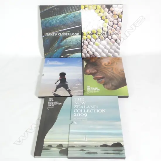 5 NZ STAMP YEARBOOKS 