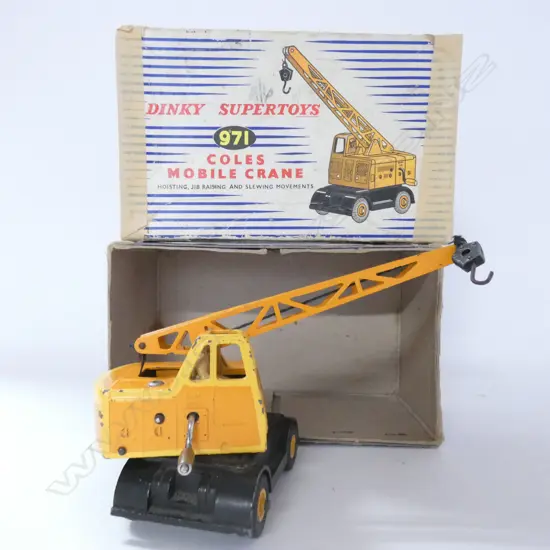 DINKY DIE CAST SUPERTOYS, 971 COLES MOBILE CRANE, BOXED