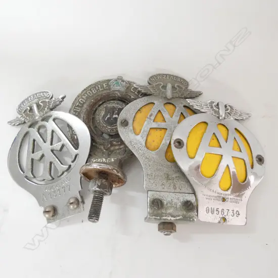 4 NZ AA BADGES 