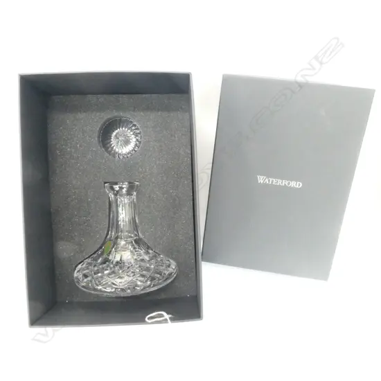 WATERFORD LISMORE SHIP'S DECANTER H.190mm. BOXED