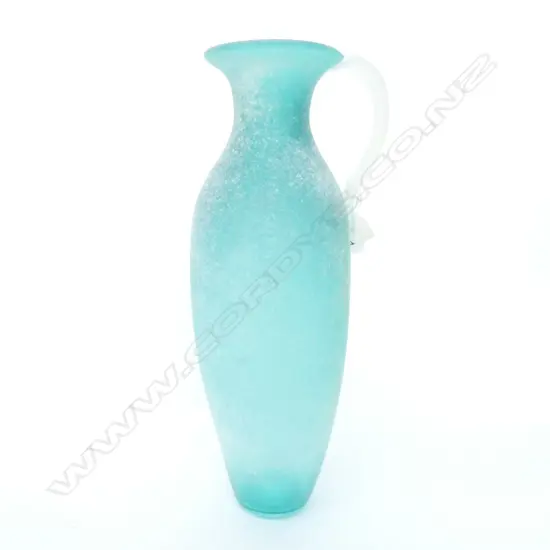 JOHN CROUCHER ART GLASS VASE H. 380MM