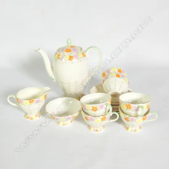 FOLEY DEMITASSE TEA SET 15 PC