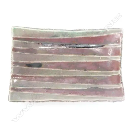 JAPANESE STUDIO POTTERY DISH L300MM