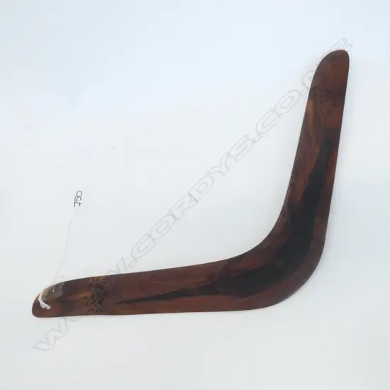 A FERGUSON HANDCRAFTED BOOMARANG 