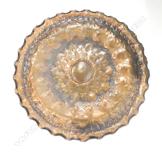 LARGE CIRCULAR BRASS PANEL 900MM DIA