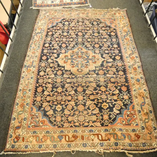SEMI ANTIQUE PERSIAN H/KNOTTED RUG L1900MM W1300MM*