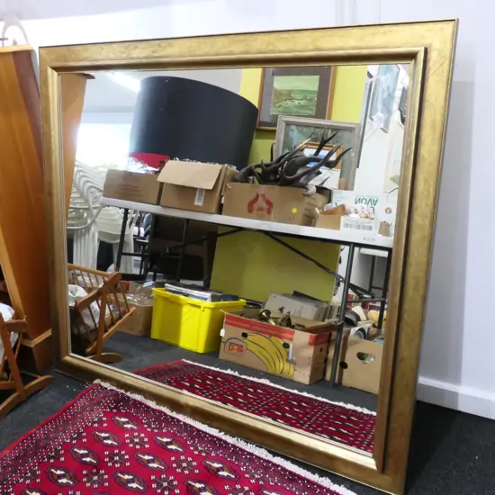 LARGE MIRROR 1180X1370 GILT FRAME