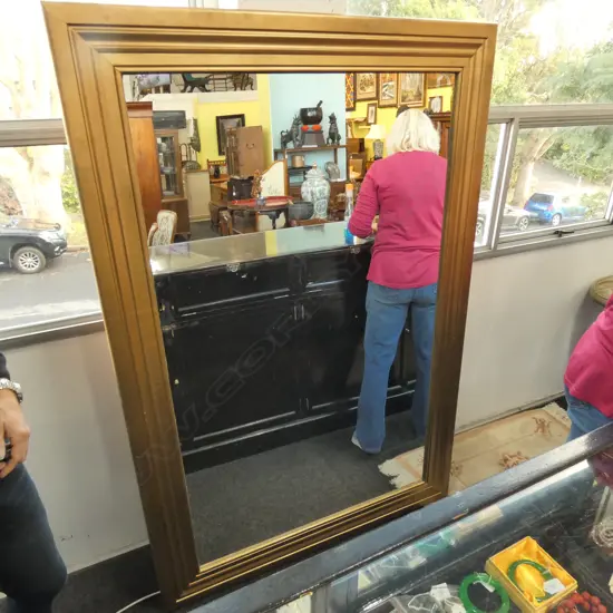 LGE GILT FRAMED MIRROR 1825 X 1230mm