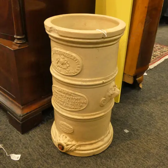 STONEWARE WATER FILTER, JARDINIERE,  H. 455MM....