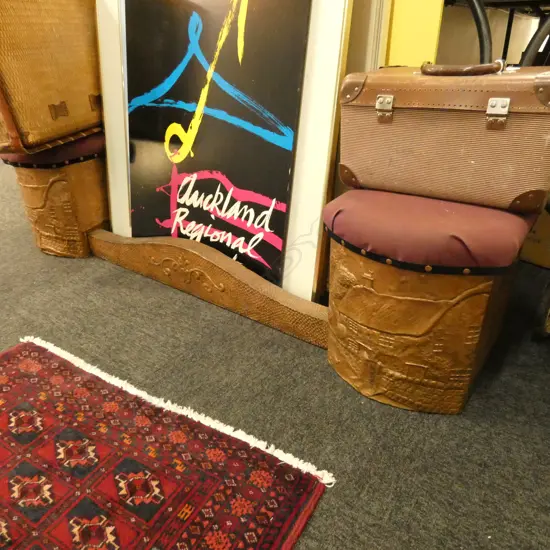 COPPER DECO EXTENDABLE FIRE PLACE SURROUND 