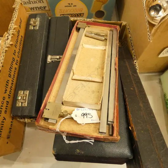 4 BOXED PLANIMETERS, ETC